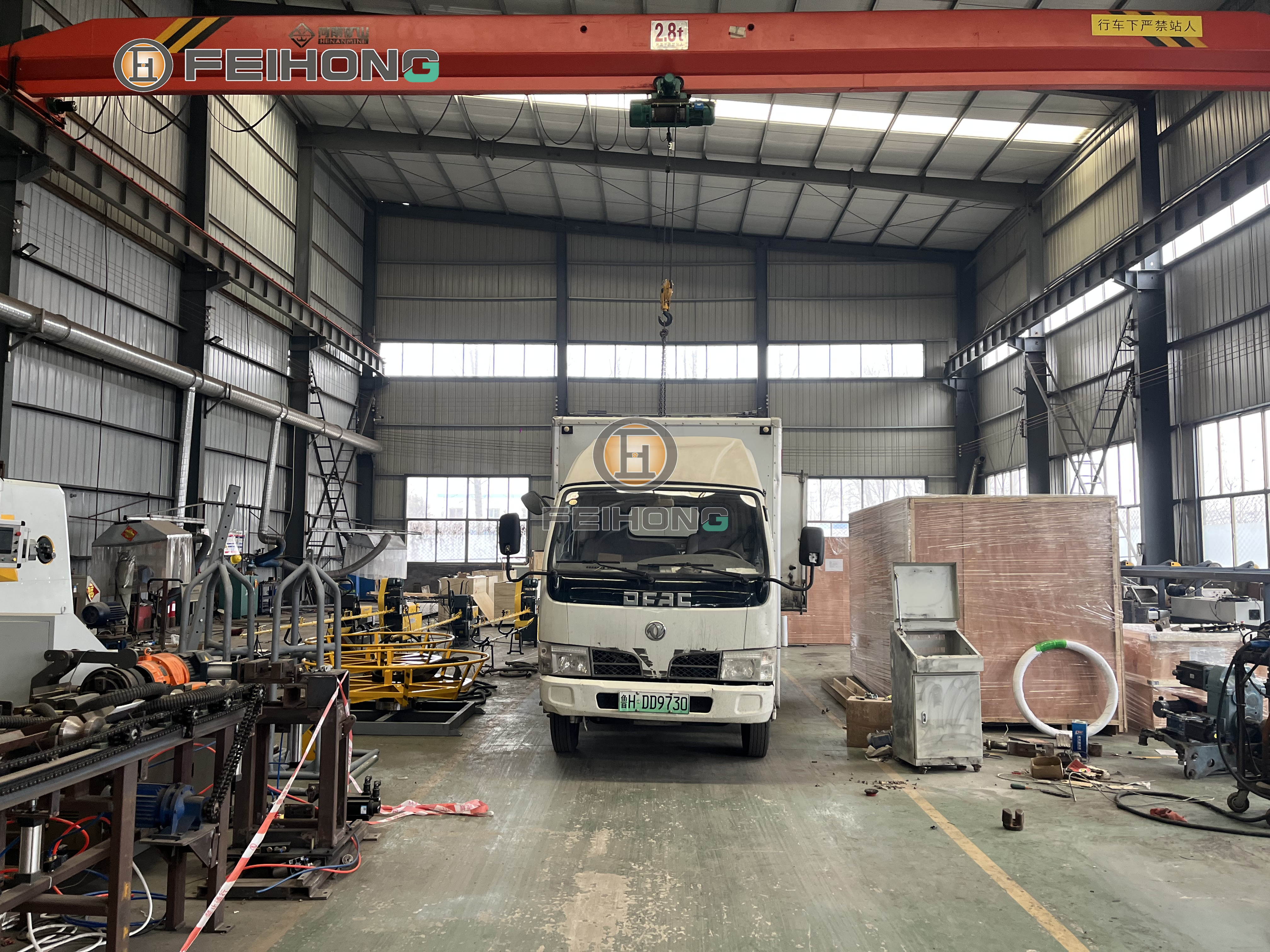 喜訊！熱烈慶祝飛宏1套數(shù)控鋼筋鋸床裝車完畢順利發(fā)出