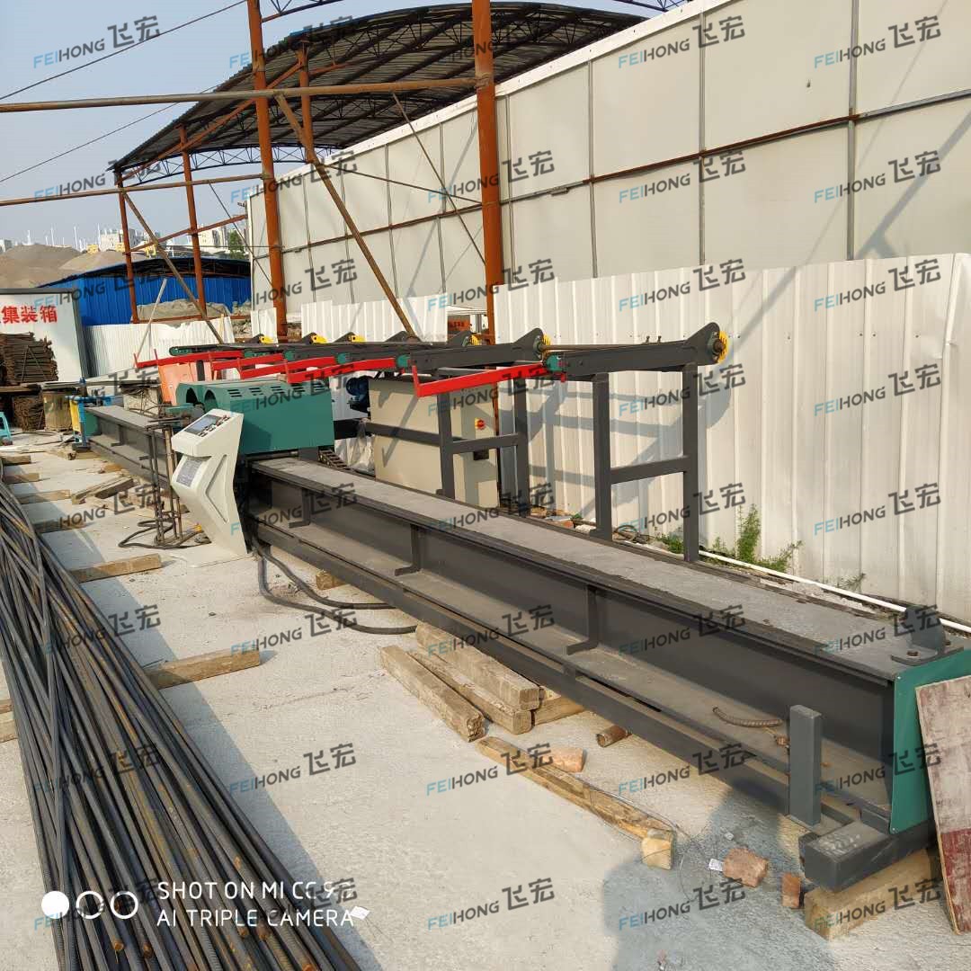 祝賀飛宏4套鋼筋加工設(shè)備陸續(xù)進(jìn)駐江陰焦家村中鐵十二局南沿江城際鐵路項(xiàng)目